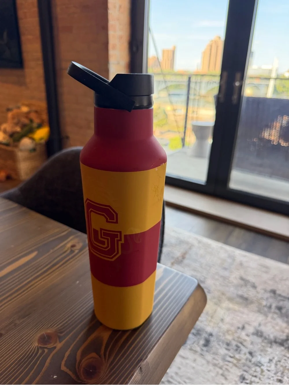 Harry Potter Corkcicle Gryffindor Yellow and Red Insulated WaterBottle